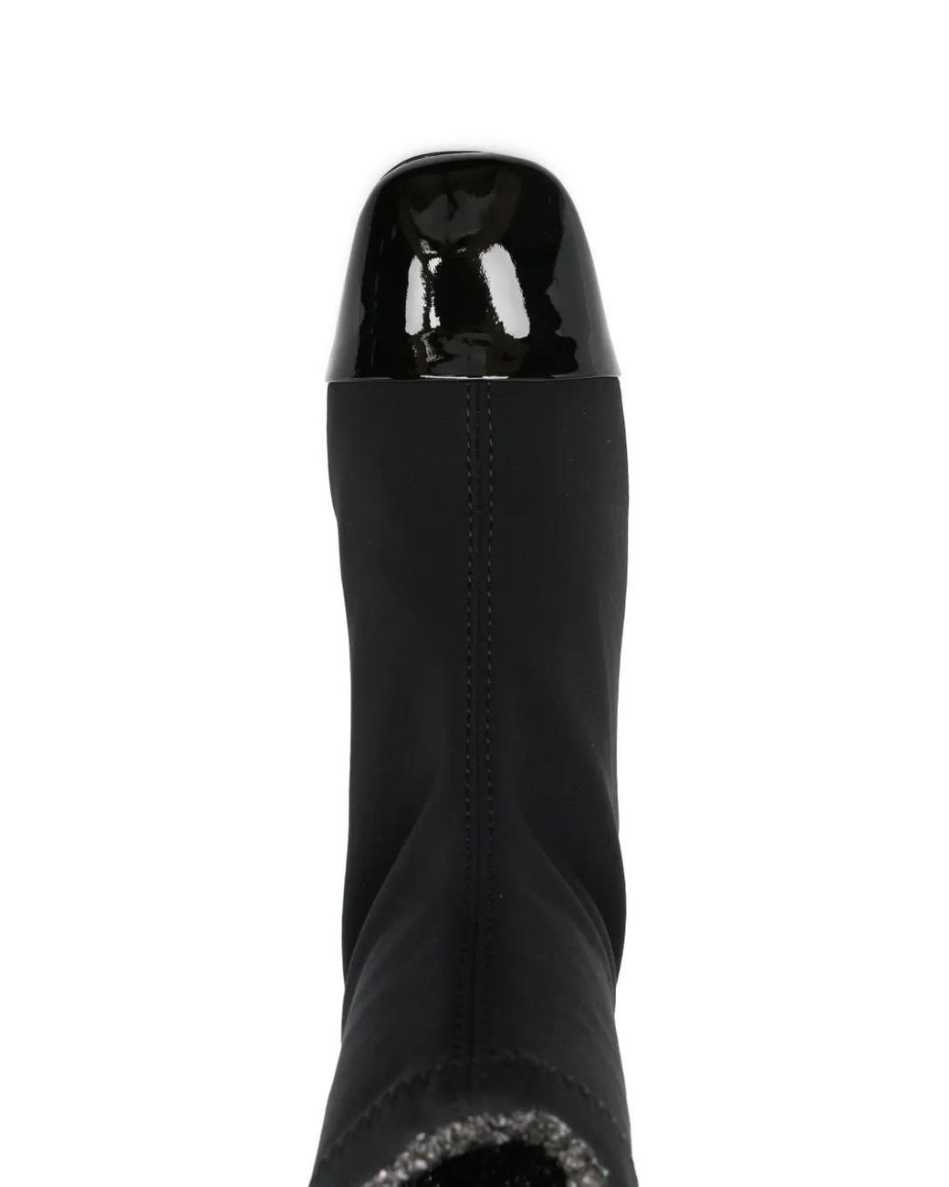 Pedro Miralles Black Cap-Toe Sock Boots