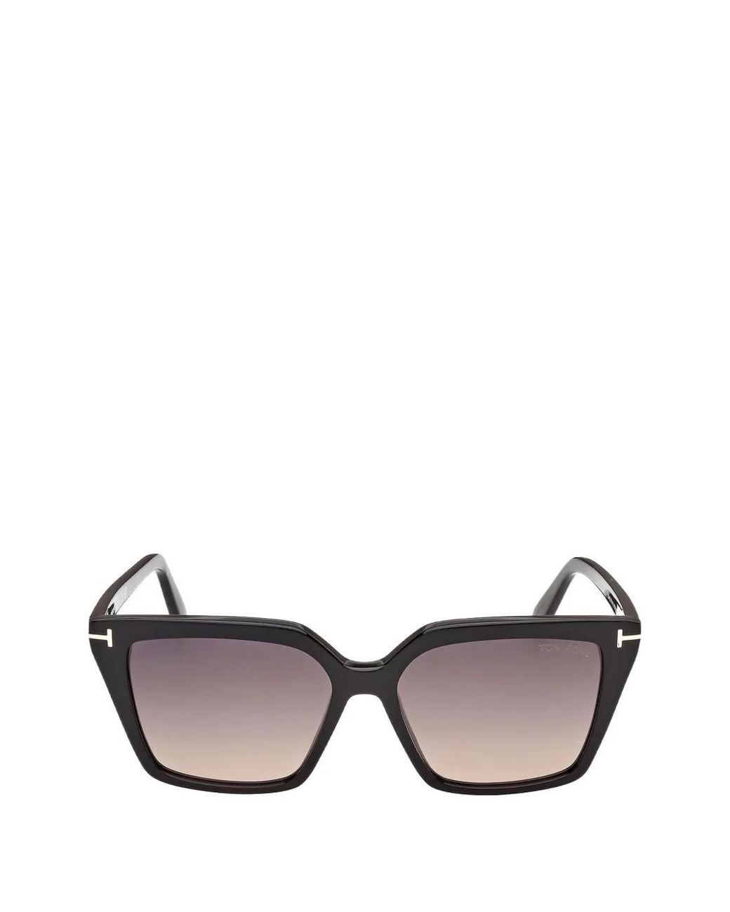 Tom Ford Black Erin-02 Square-Frame Sunglasses