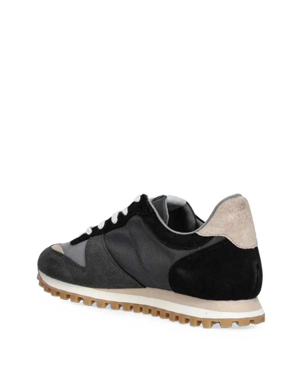 Novesta Black Marathon Trail Lace-Up Sneakers for men