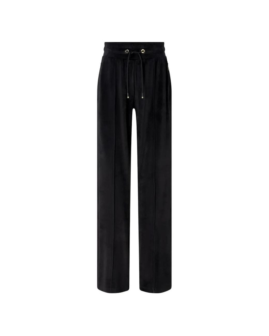 Bogner Black Felice Velvet-Effect Track Pants