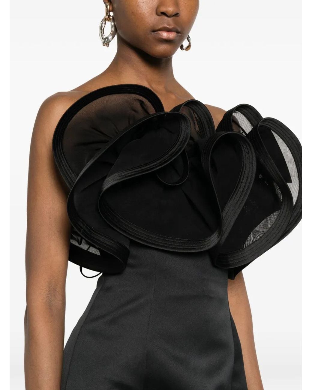 Elisabetta Franchi Black Polyester Dress