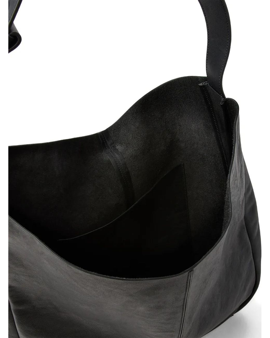 Karl Lagerfeld Black Extra-Large K/Autograph Leather Shoulder Bag