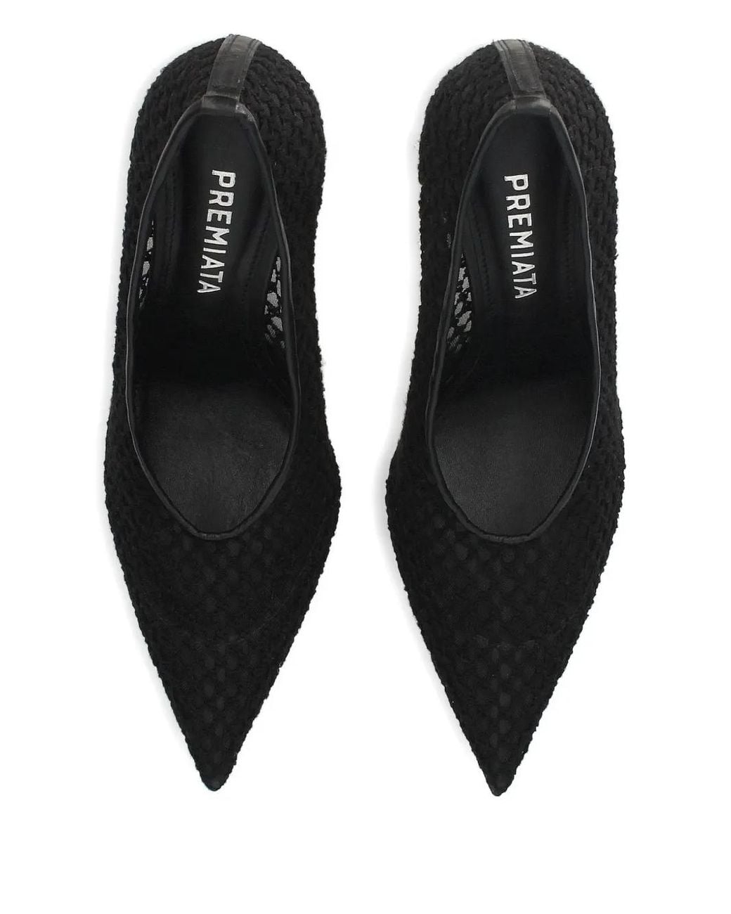 Premiata Black Mesh-Pumps 90Mm