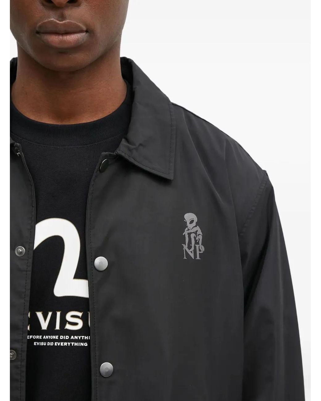 Giacca Con Logo di Aries in Black da Uomo