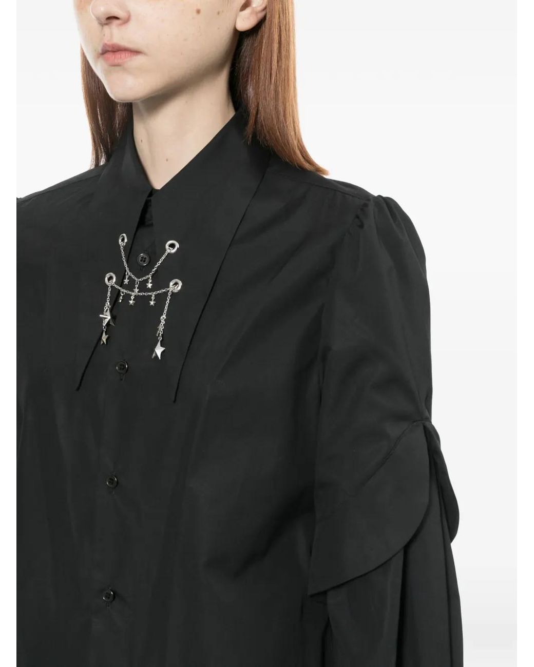 Noir Kei Ninomiya Black Layered Shirt