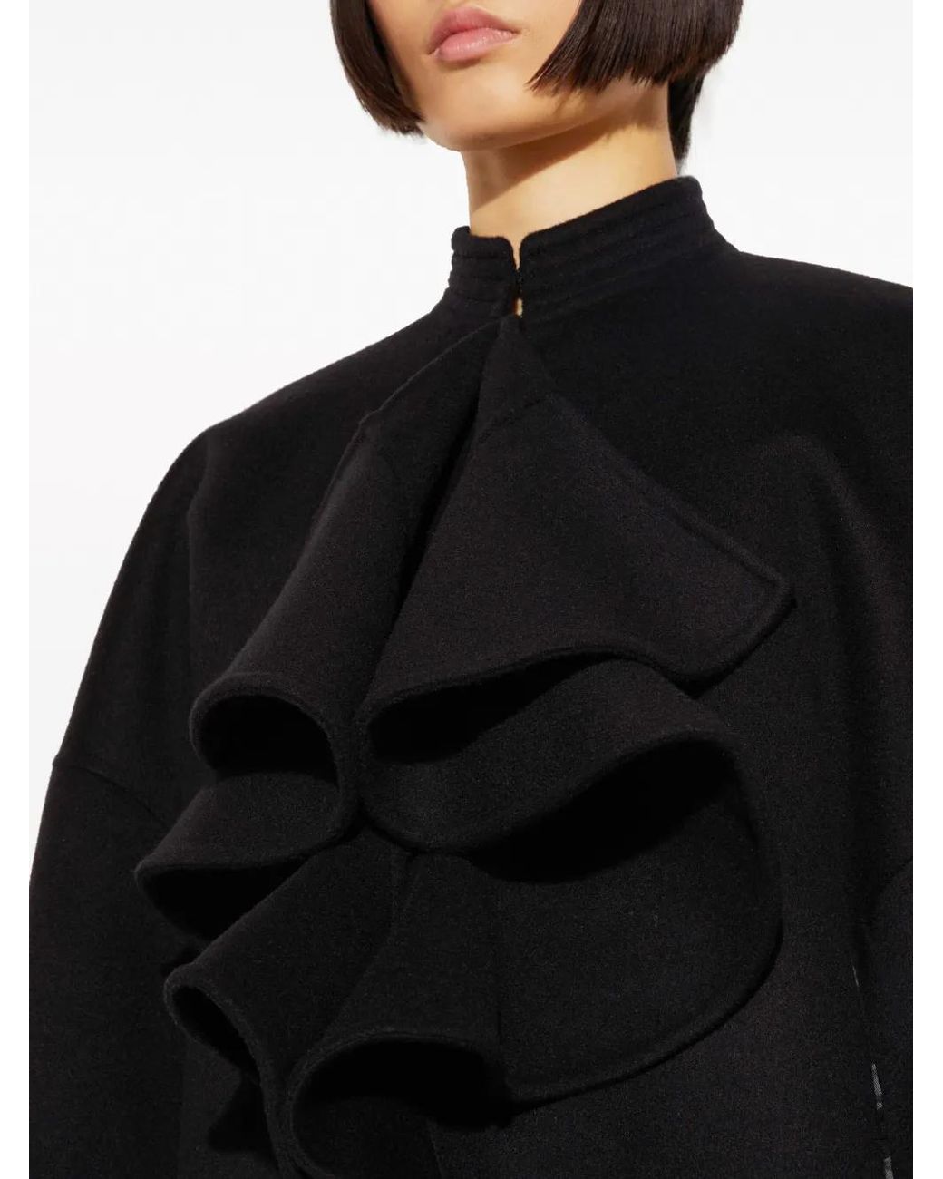 Giacca Con Ruches di Emilio Pucci in Black