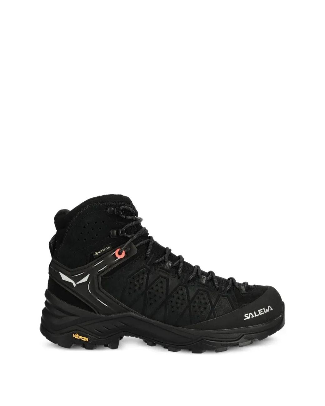 Salewa Black Mid-Cut Boots