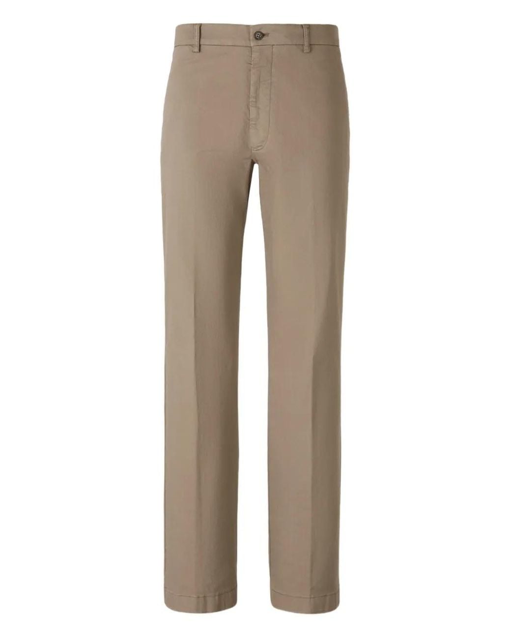 Berwich Natural Flap-Pocket Trousers for men
