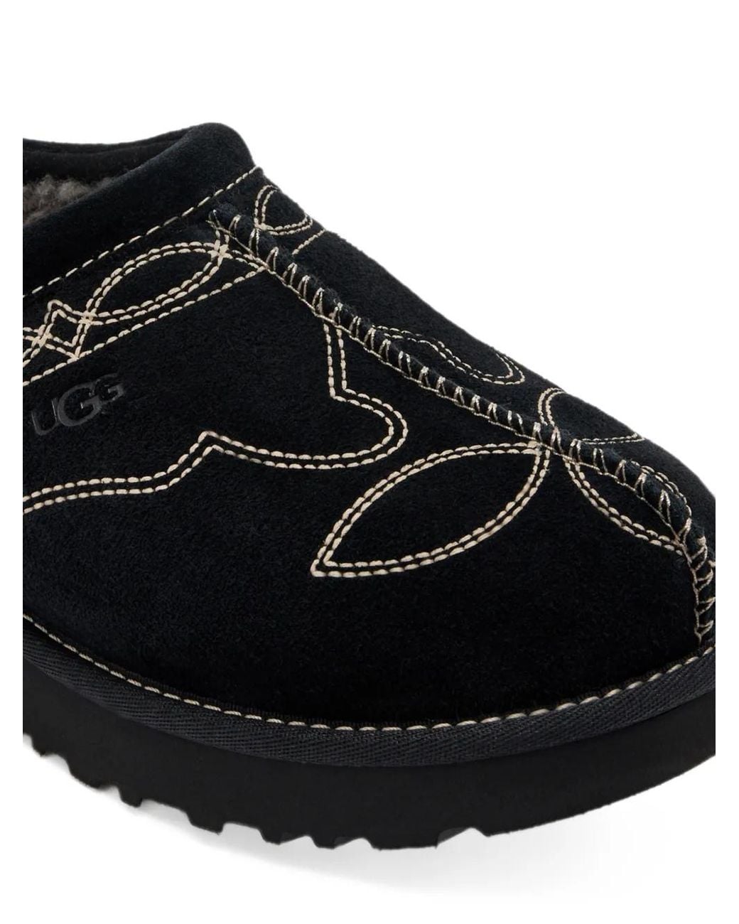 Ugg Black Tasman Western Slippers