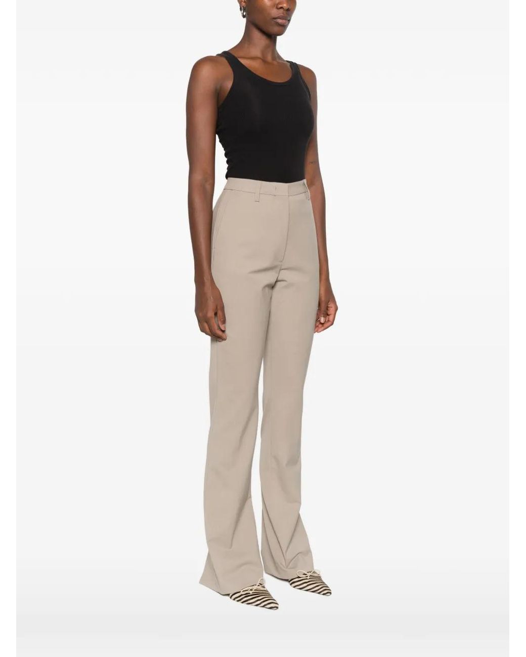 Thelatest Natural Split-Hem Trousers