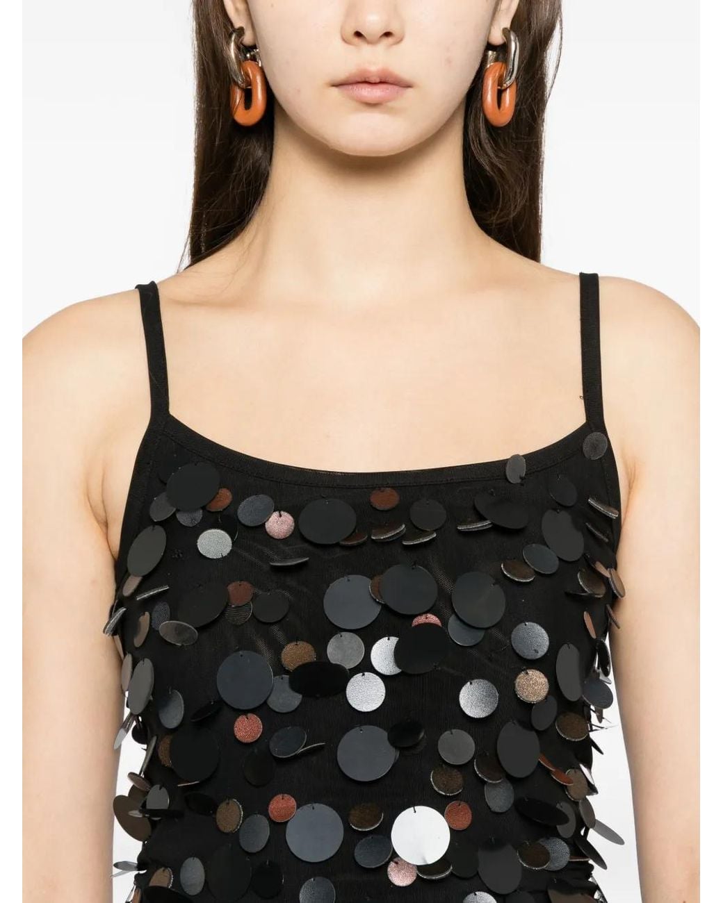 Cynthia Rowley Black Paola Top