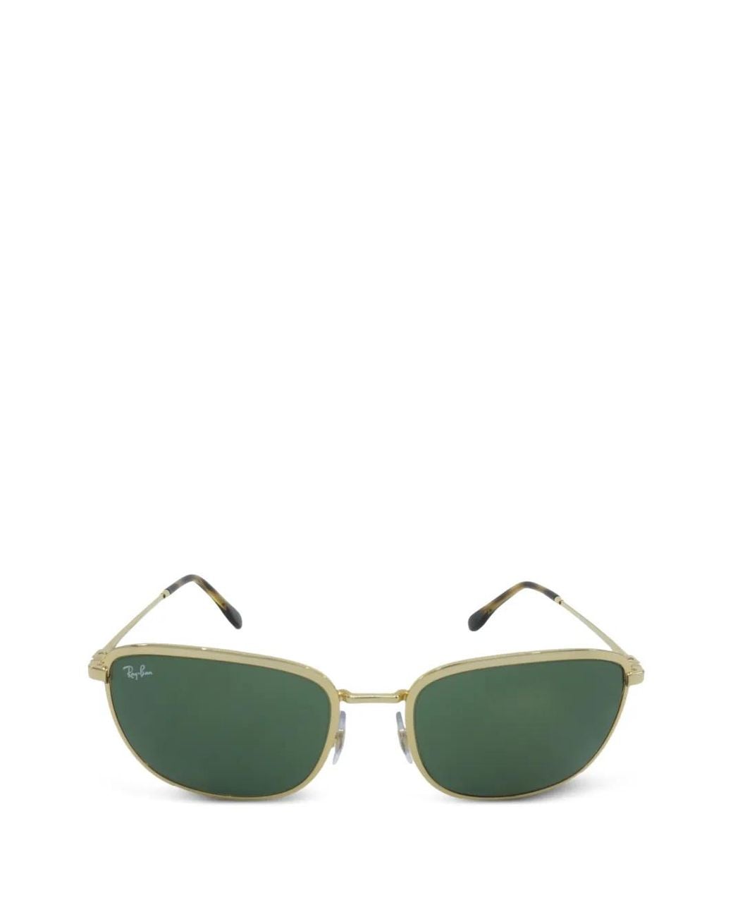 Ray-Ban Green Square-Frame Sunglasses for men