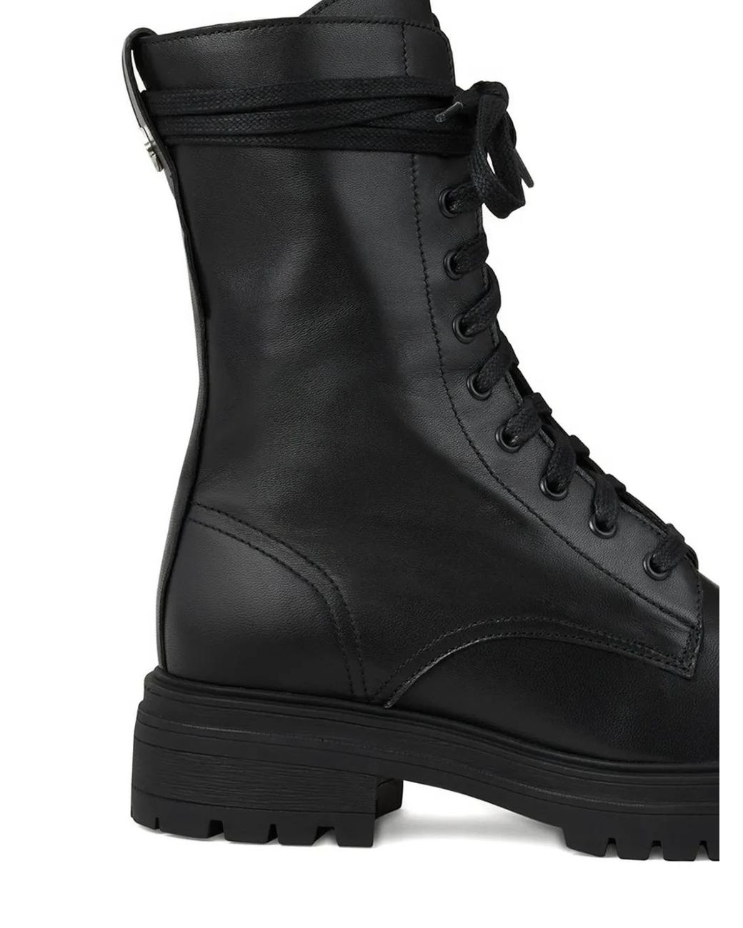 Ba&sh Black Lace-Up Boots