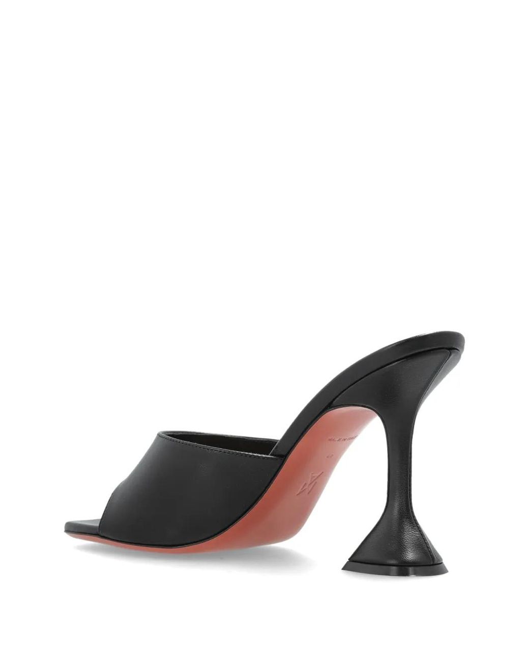AMINA MUADDI Black Lupita Leather Sandals