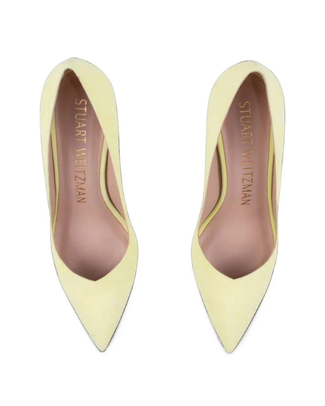 Pumps Anny A Punta di Stuart Weitzman in Metallic