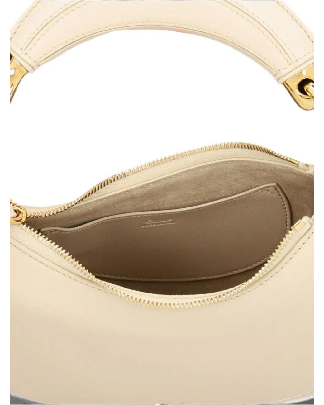 Chloé Natural Small Banana Zipped Bag
