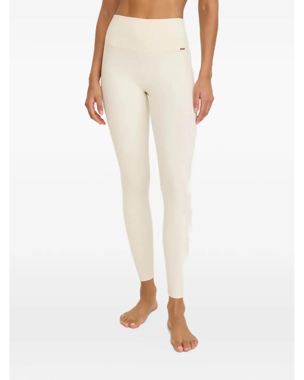 AMADAWEAR White Bonita High-Rise Leggings