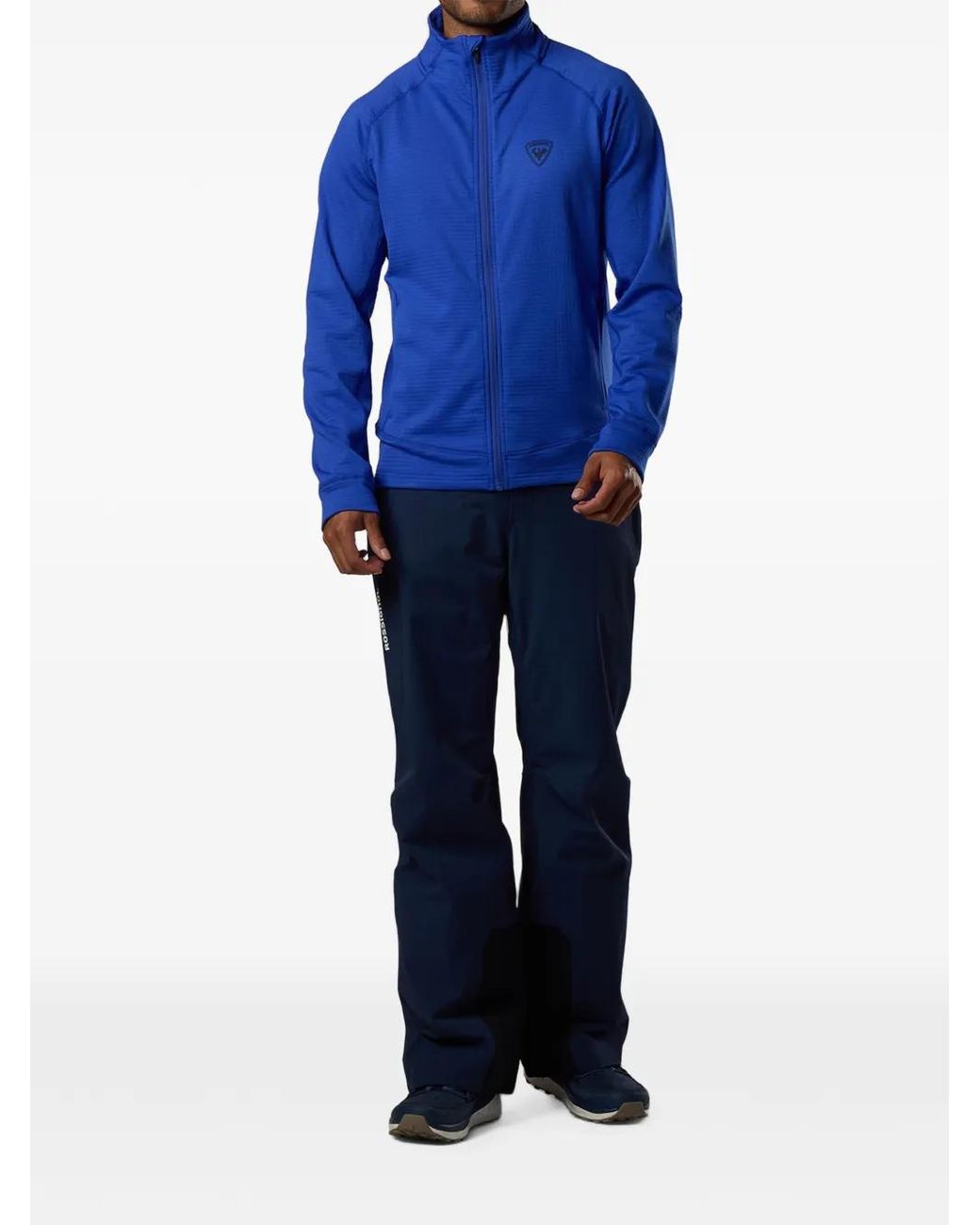 Rossignol Blue Blackside Full-Zip Fleece Jacket for men