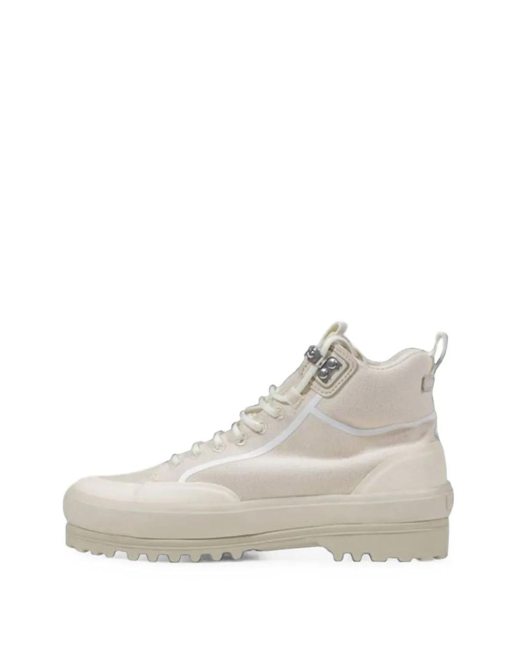 Superga White Cotu Classic Panelled Sneakers