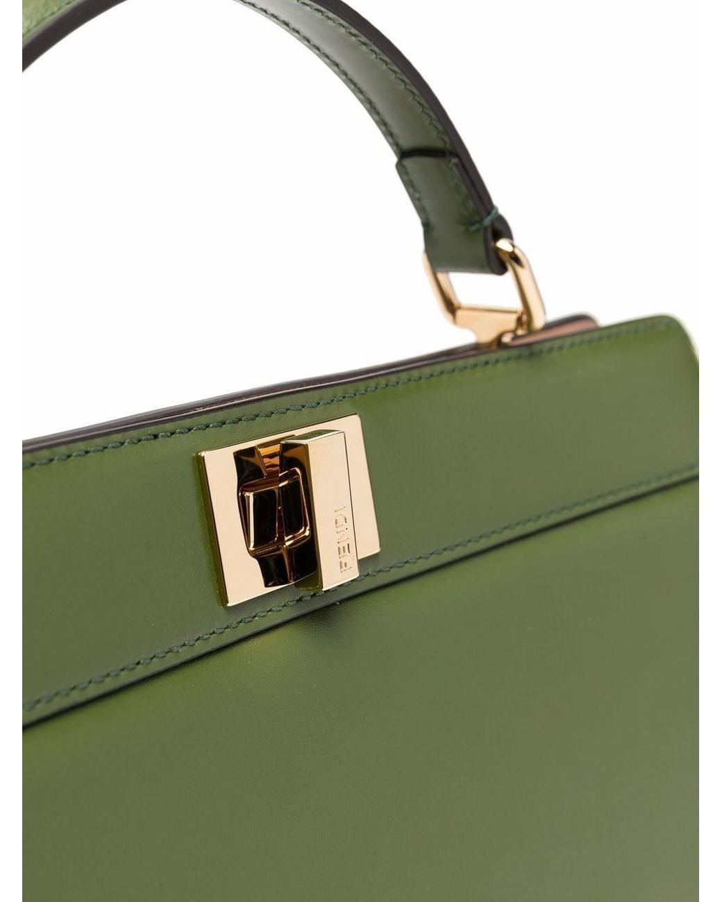 Fendi Peekaboo Iseeu Tote in Green Lyst