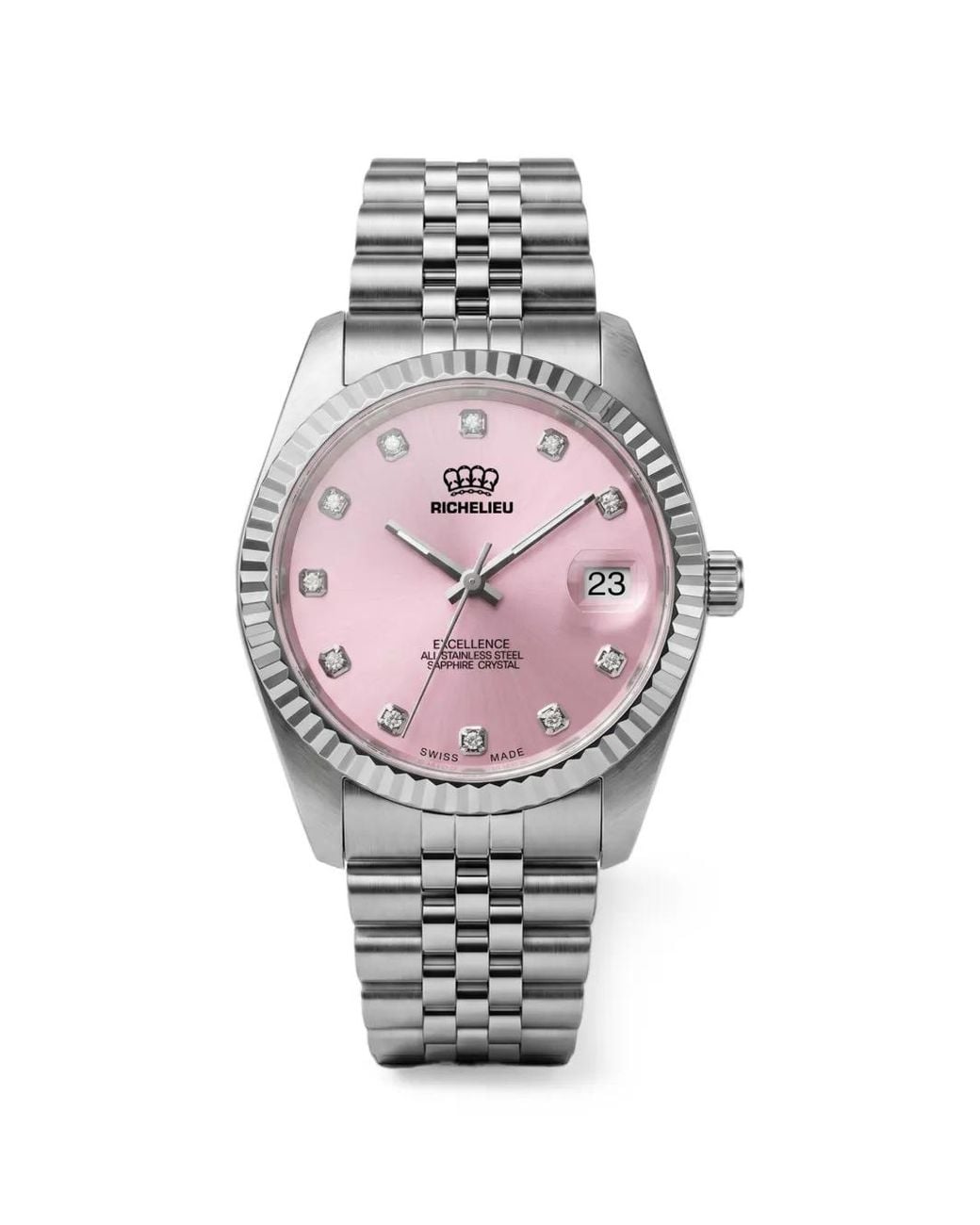 Richelieu Swiss Pink Excellence 31Mm Watch