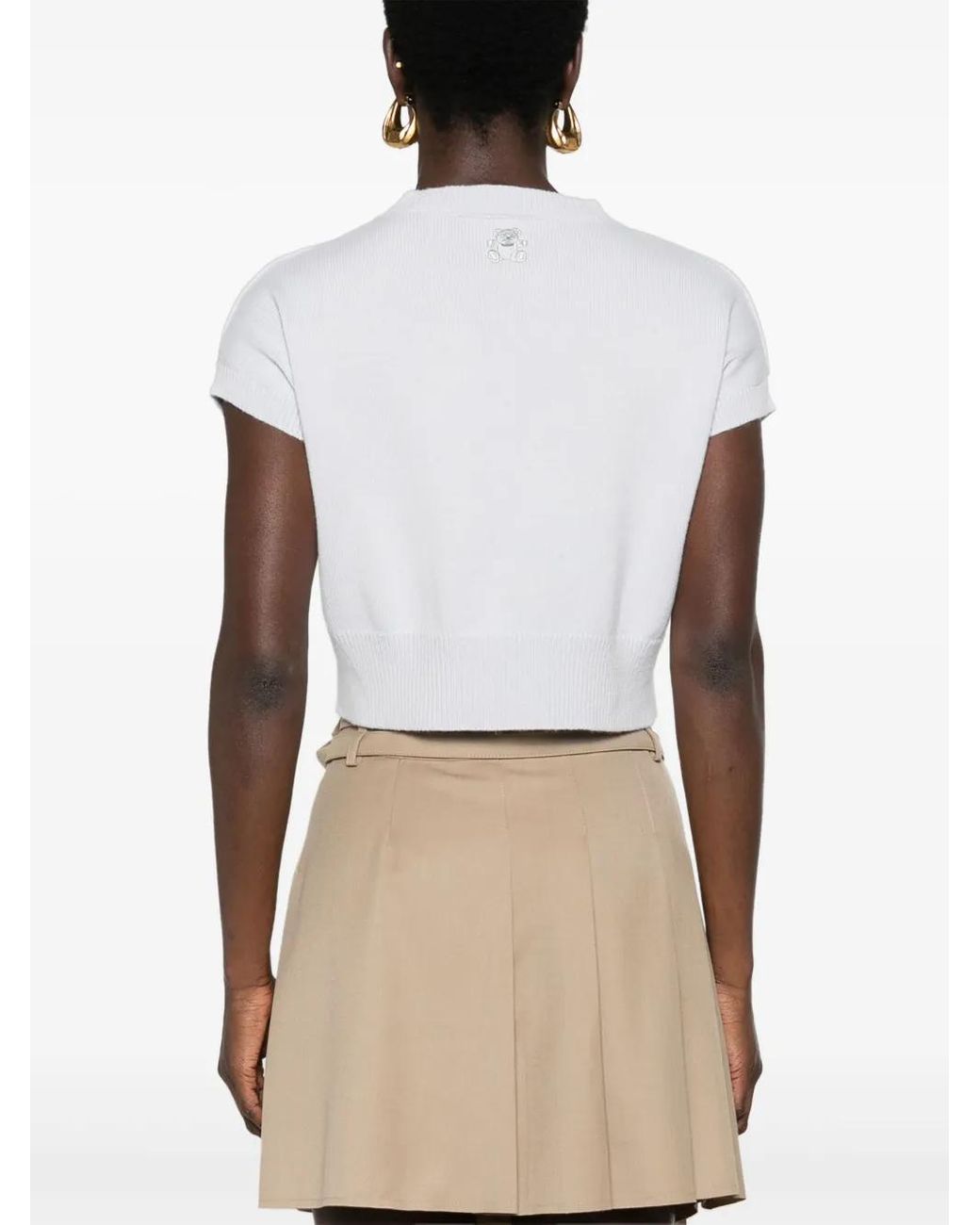 Teddy Cashmere White Genova Cashmere Jumper