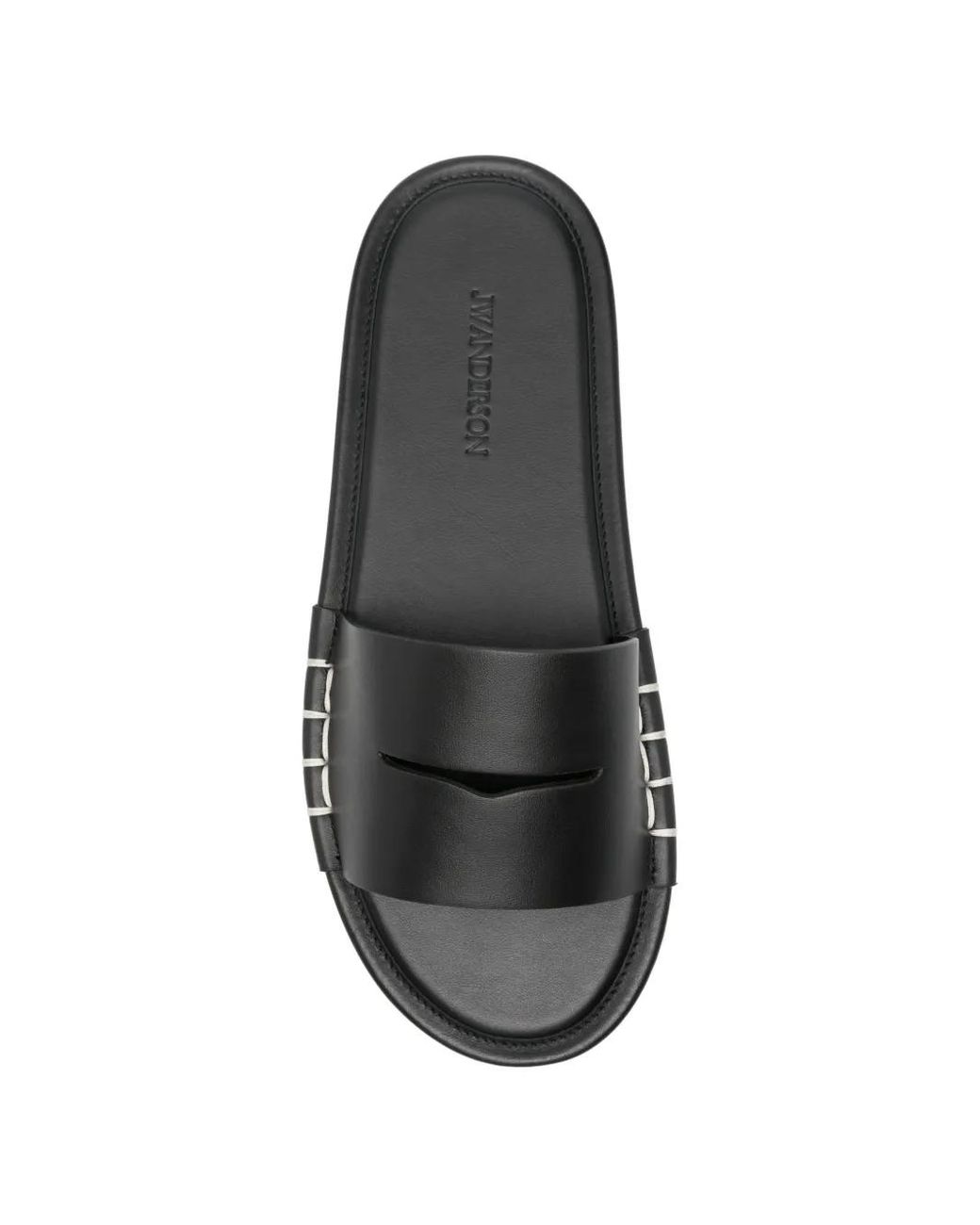 J.W. Anderson White Leather Sandals for men