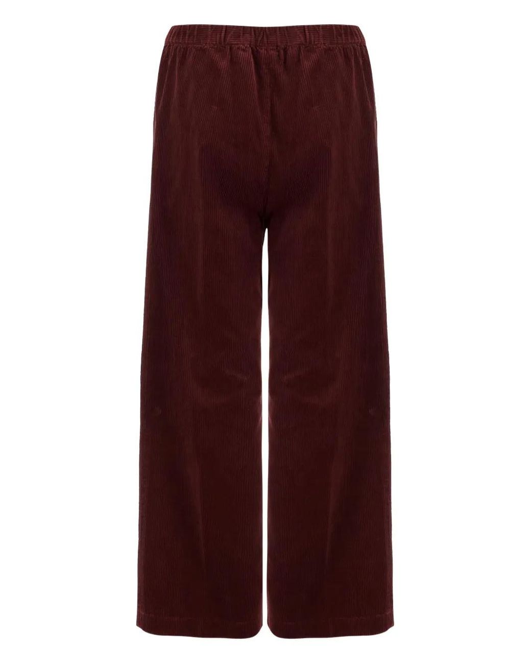 Aspesi Red Elasticated-Waist Trousers