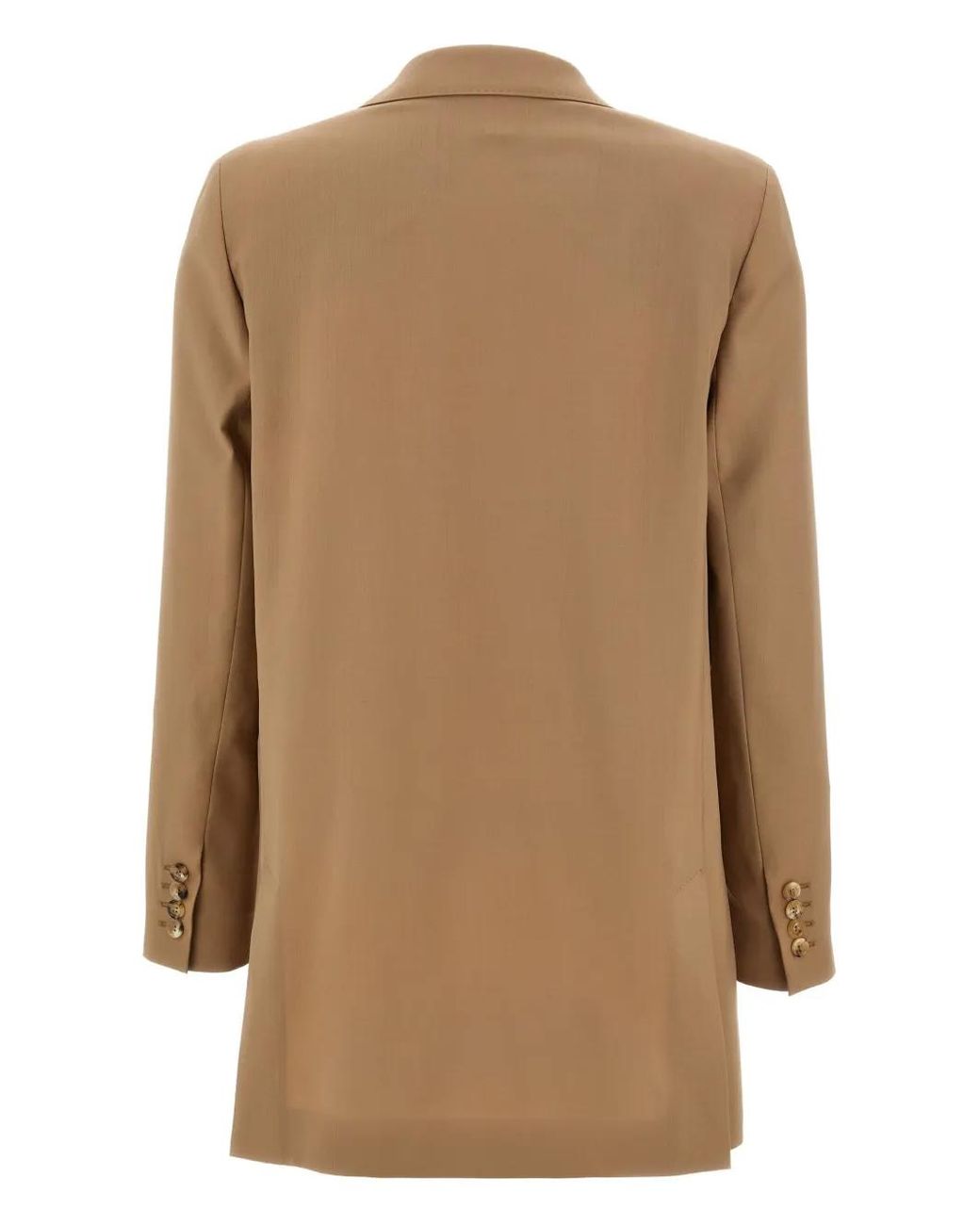Max Mara Natural Double-Breasted Blazer