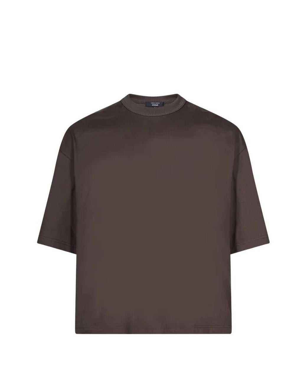 Comme des Garçons Brown Drop-Shoulder T-Shirt for men