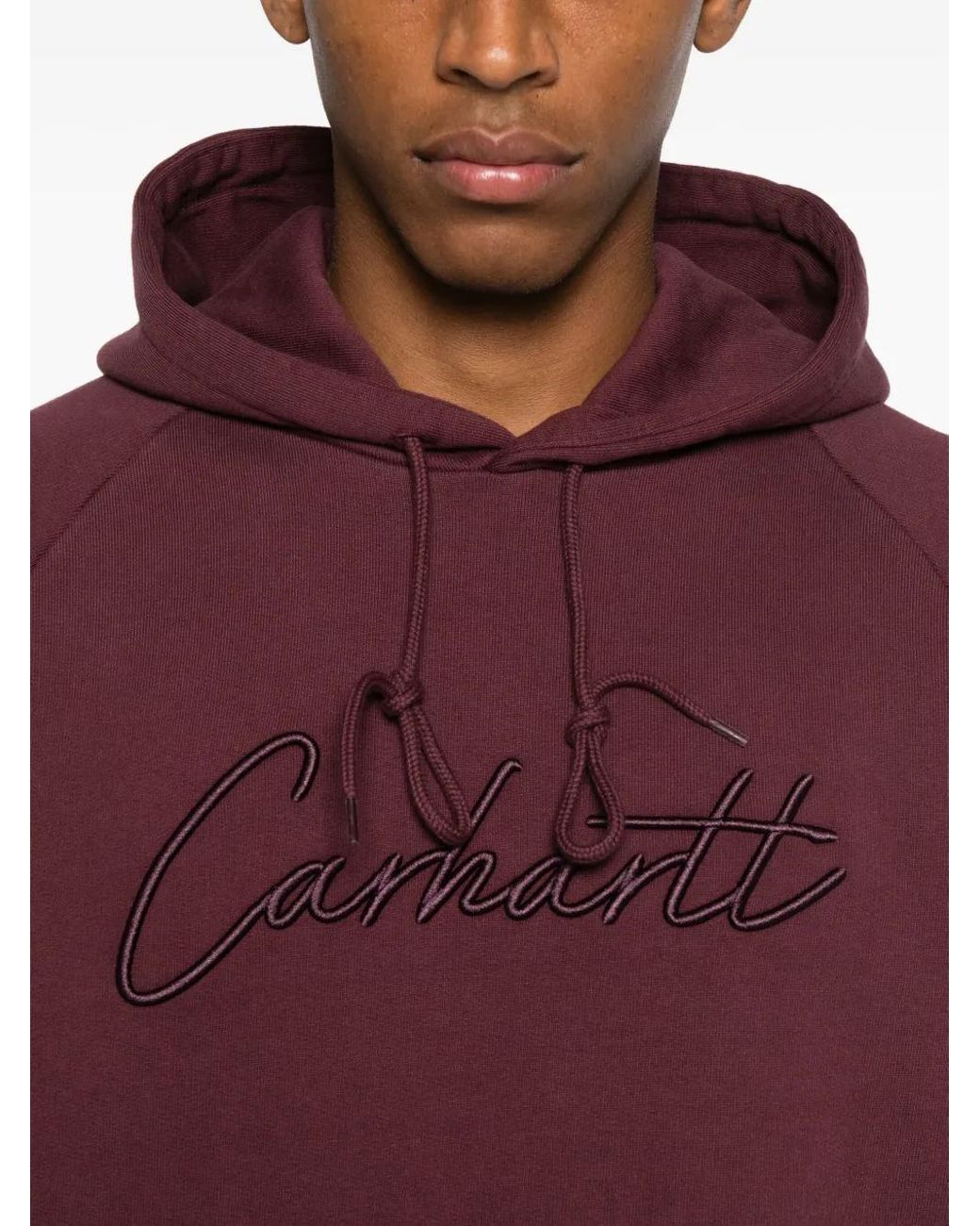 Carhartt Embroidered Script Logo Hoodie for men