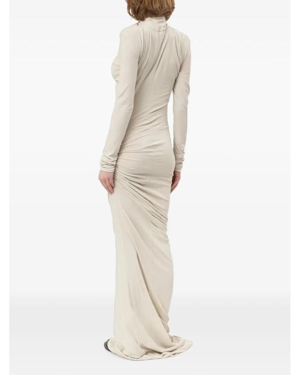 Vestido Gres Drapeado Entire studios de color White