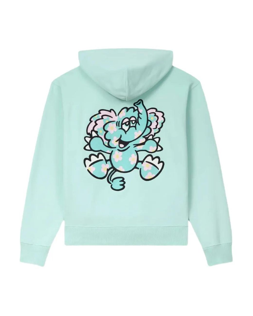 KENZO Blue Logo Hoodie for men