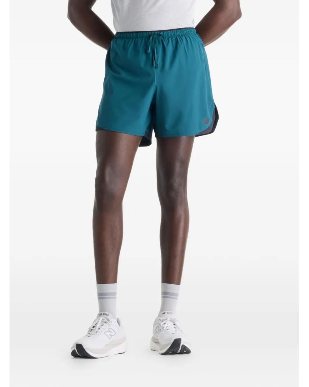 New Balance Blue Rc Essential Short 5" for men