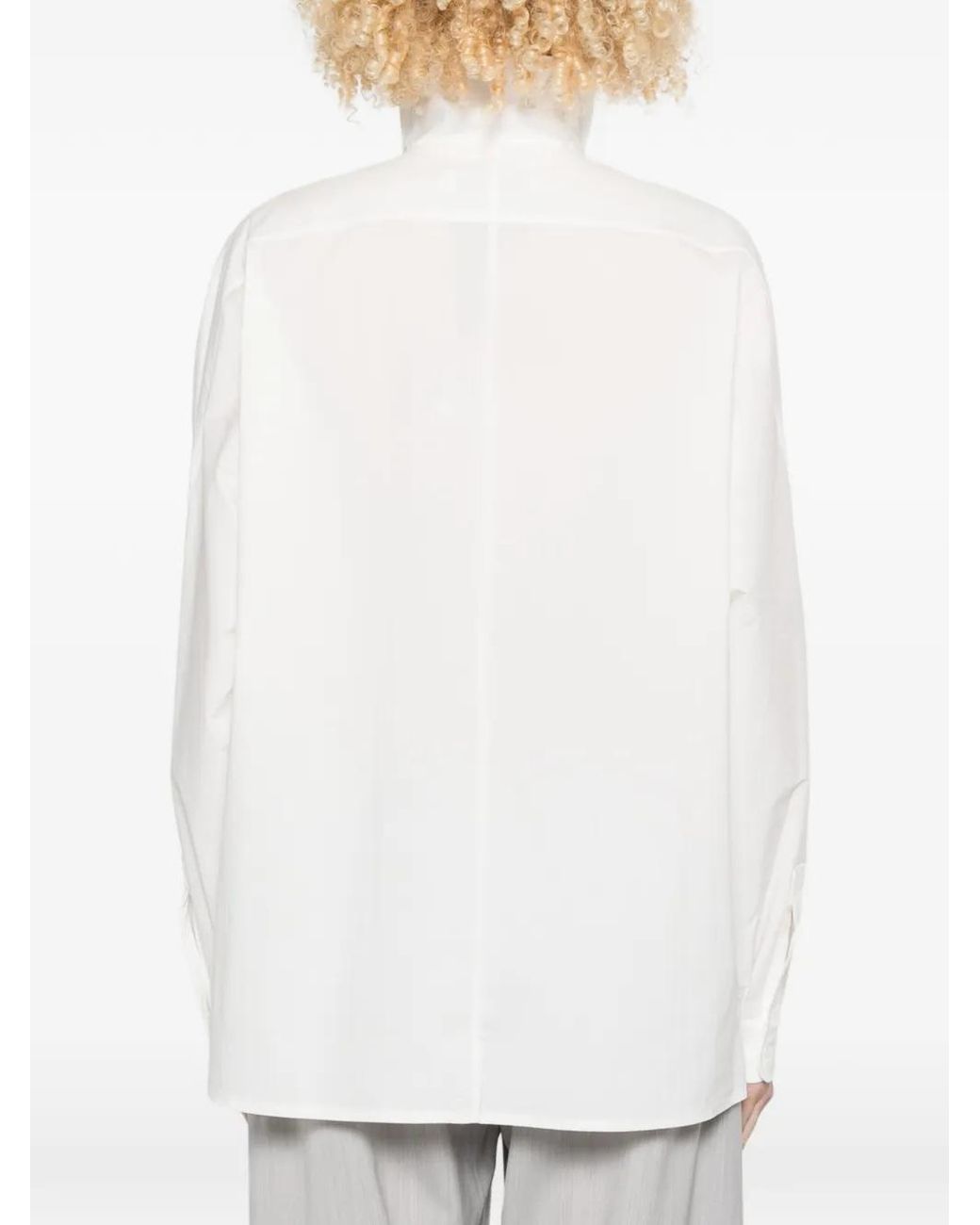 IRO White Nylia Patch-Pocket Shirt