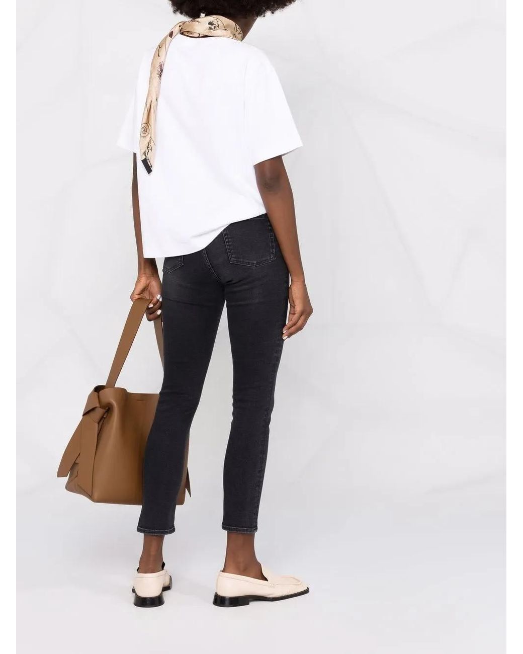 Acne Blue Peg Slim-Fit Jeans