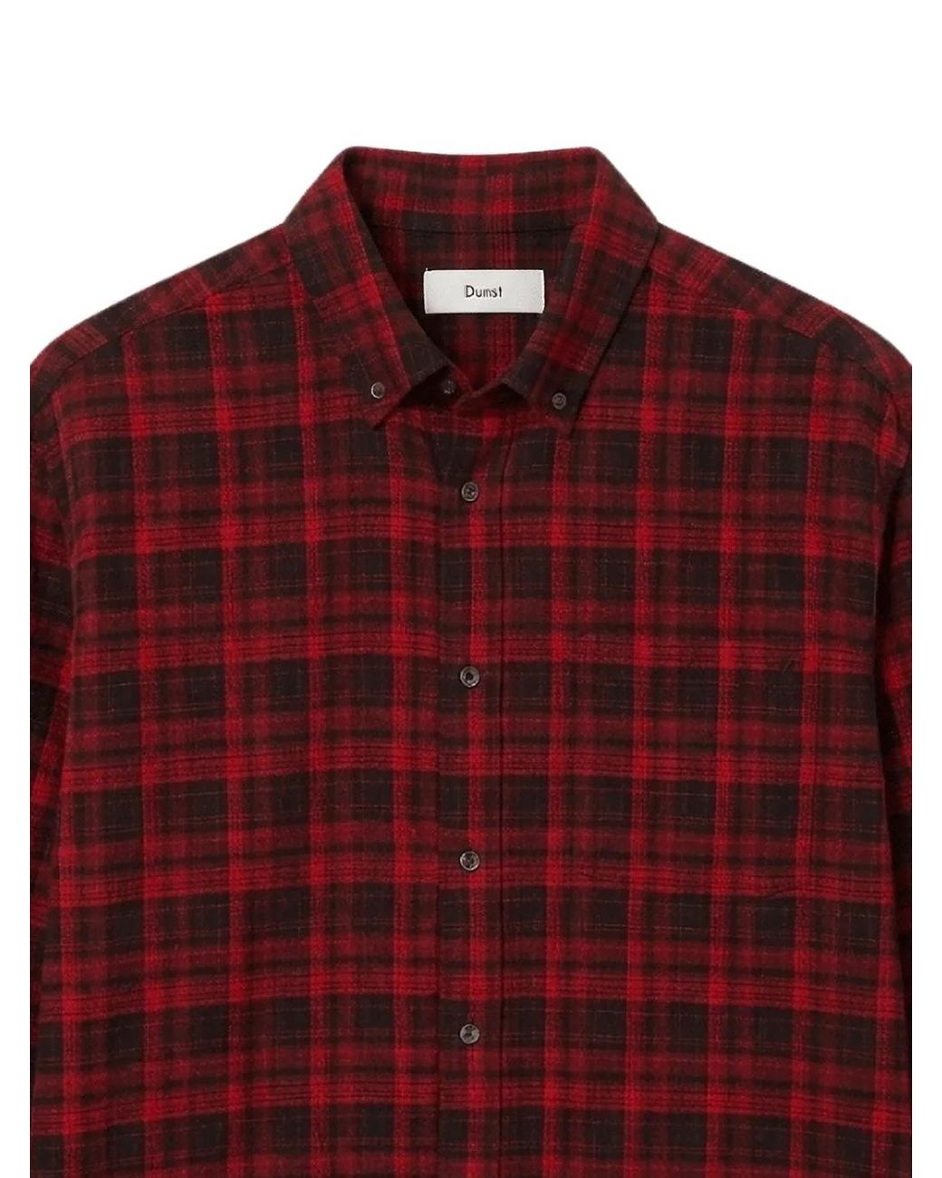 DUNST Checkered Button-Down Shirt