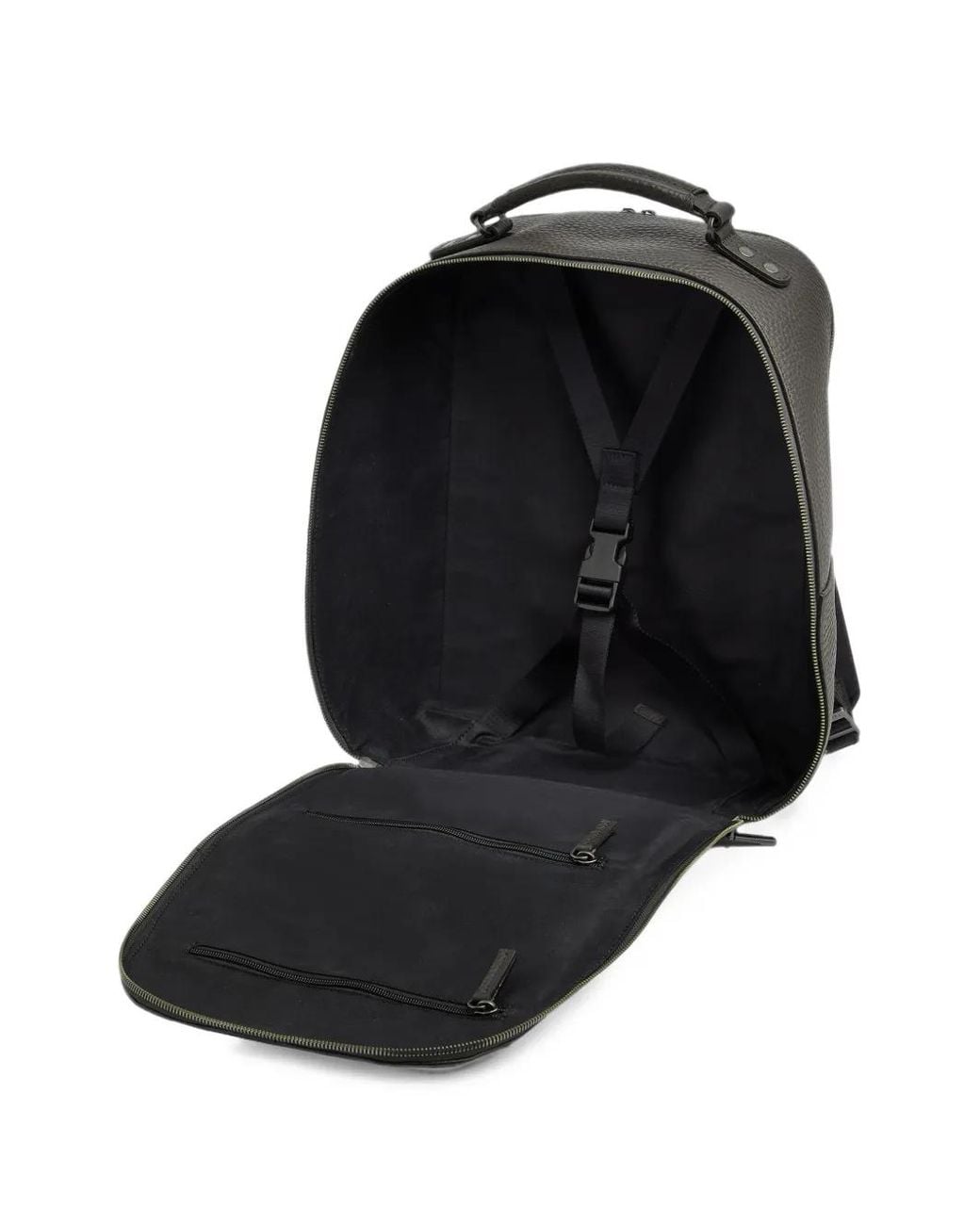 The Bridge Black Sac À Dos Manfredi En Cuir for men