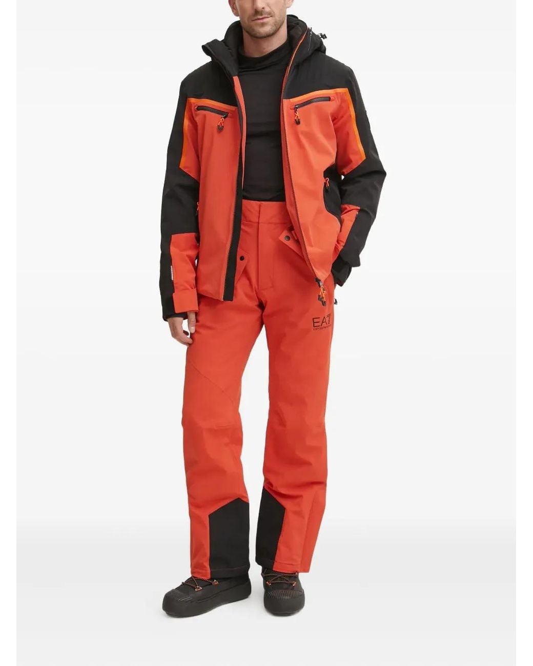 EA7 Red Veste De Ski À Logo Imprimé for men