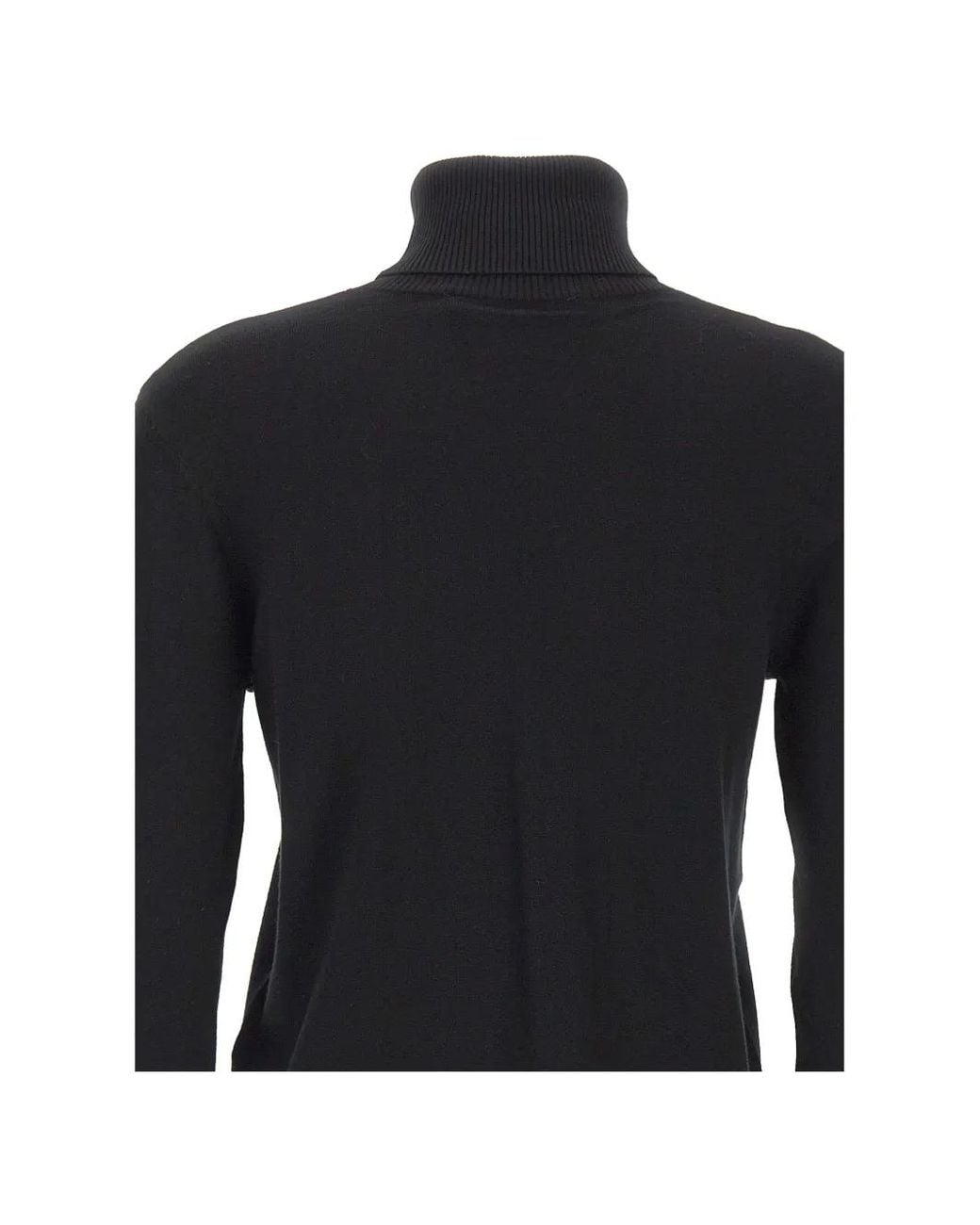 Kaos Blue Slit-Cuff Roll-Neck Sweater