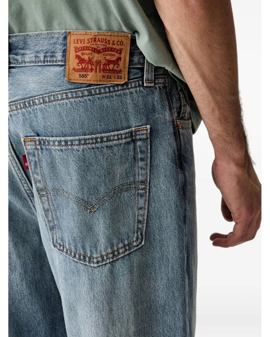 Levi's Blue 565 Loose-Fit Jeans for men