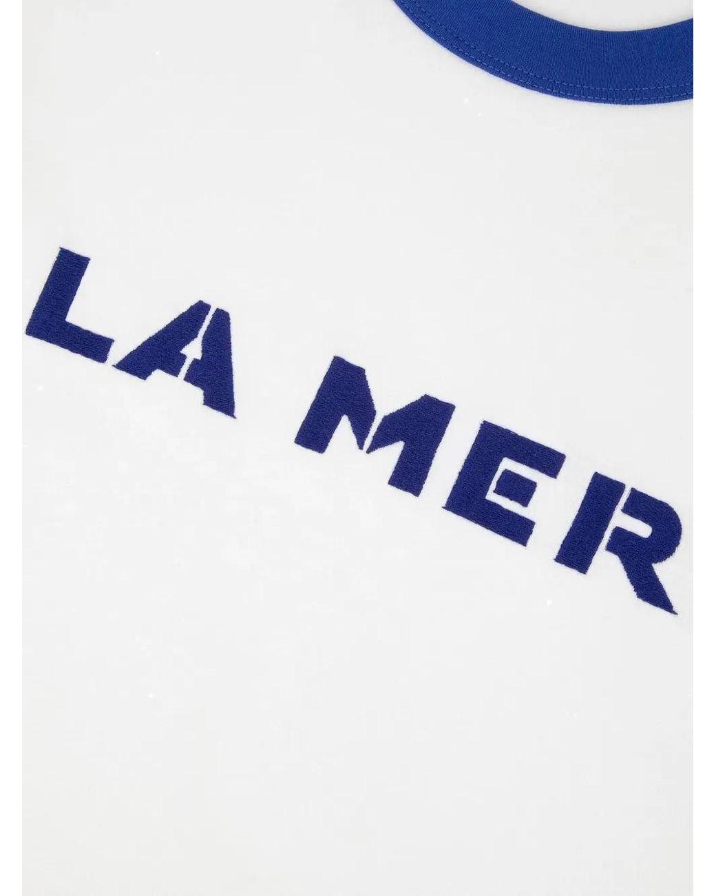Maison Ringer Maison Labiche Embroidered Ringer T-Shirt in White | Lyst