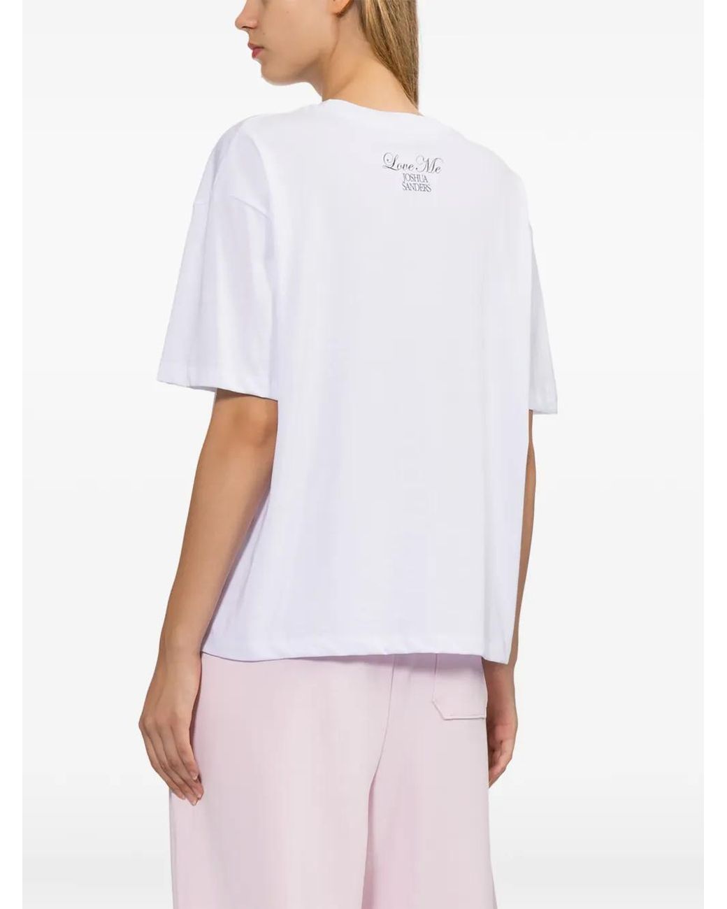 Joshua Sanders White Graphic-Print T-Shirt