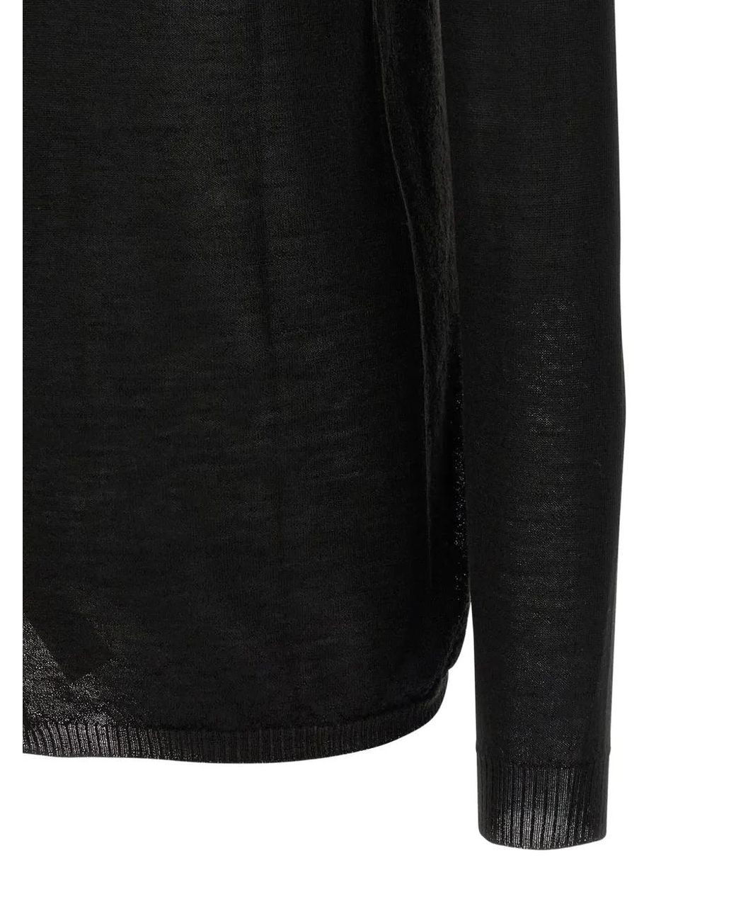 Rick Owens Trui Met Ronde Hals in het Black voor heren