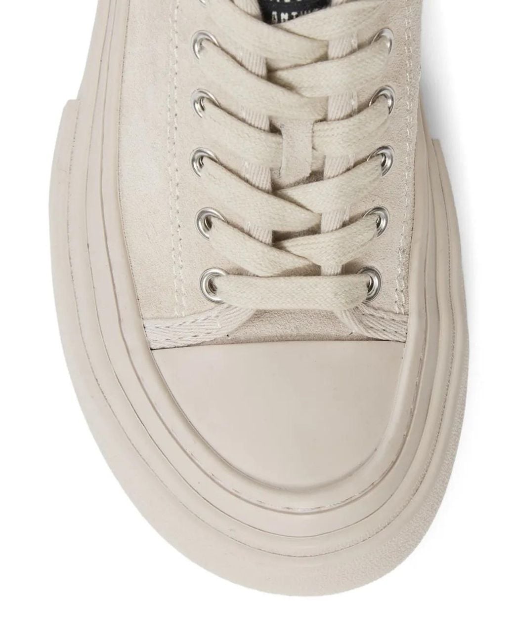 Ann Demeulemeester White Halli Vulcanized Low-Top Sneakers for men