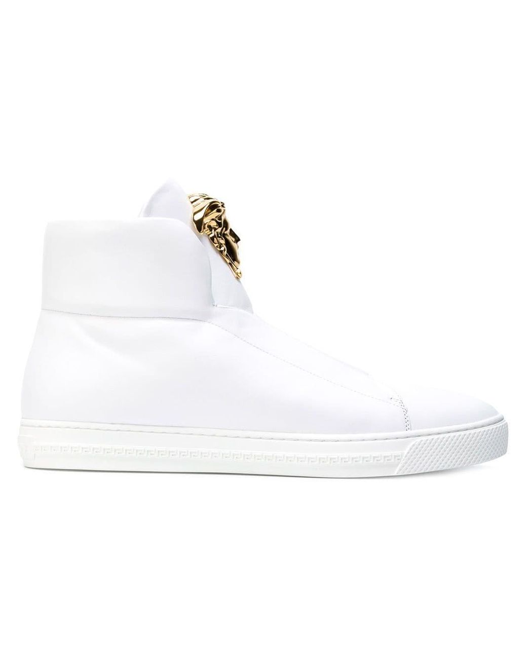 Versace Medusa Hi top Sneakers in White for Men Lyst UK