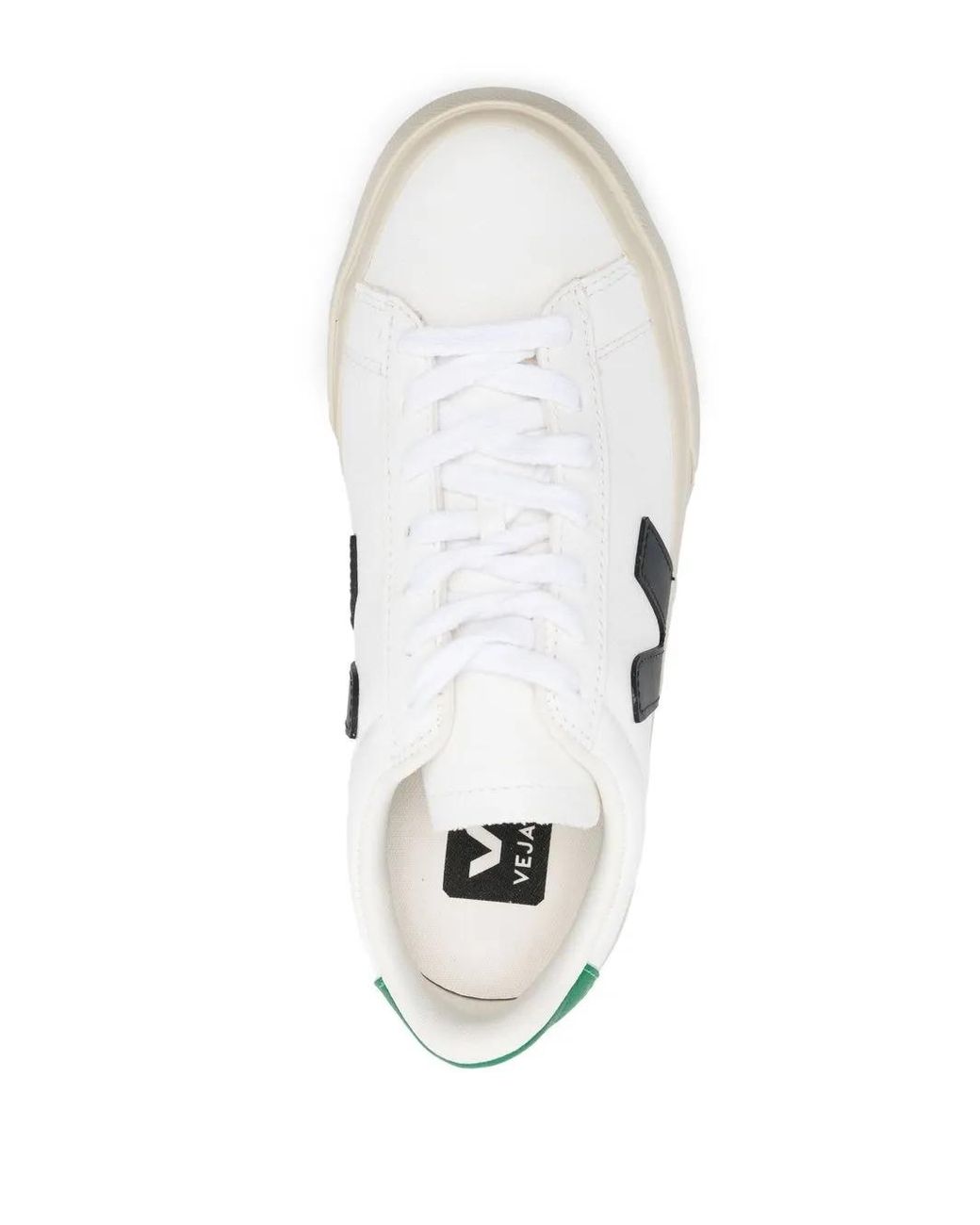 Veja White Black Leather Campo Chromefree Unisex Shoes