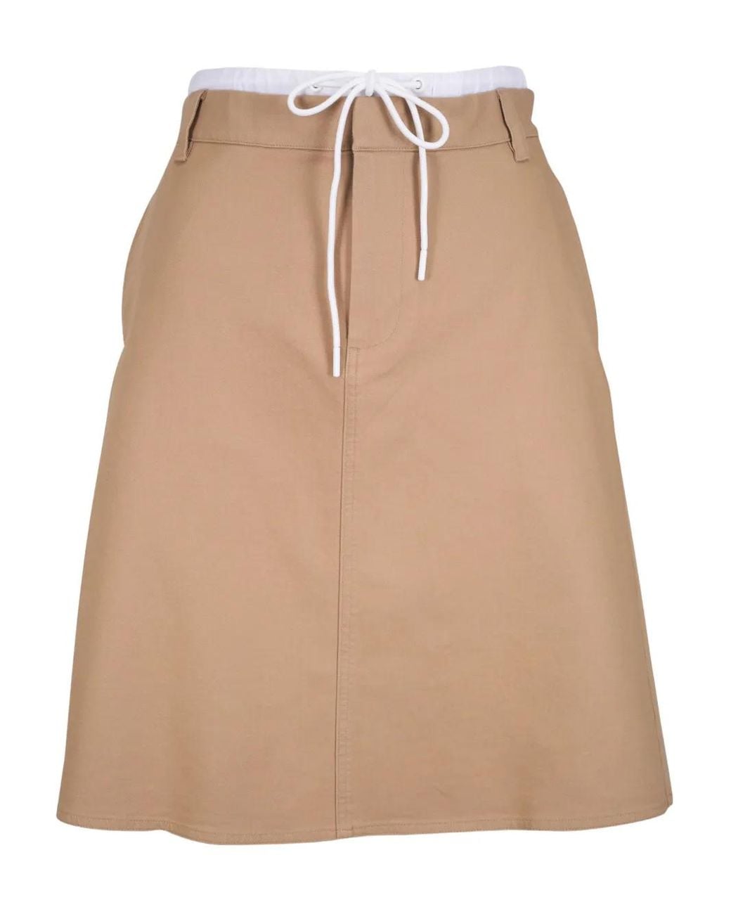Vince Natural Mid Rise Skirt