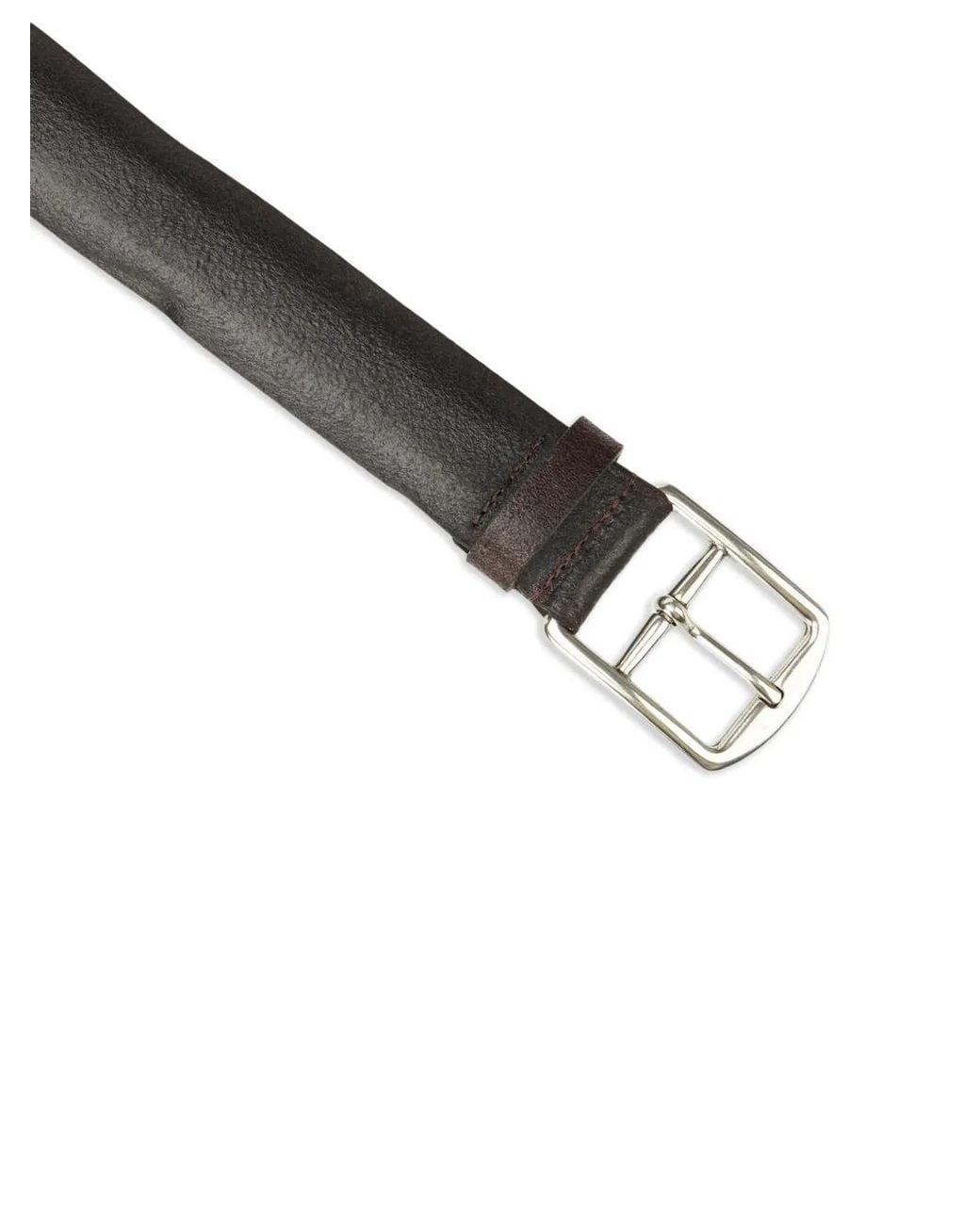 Fortela Black Crockett Leather Belt