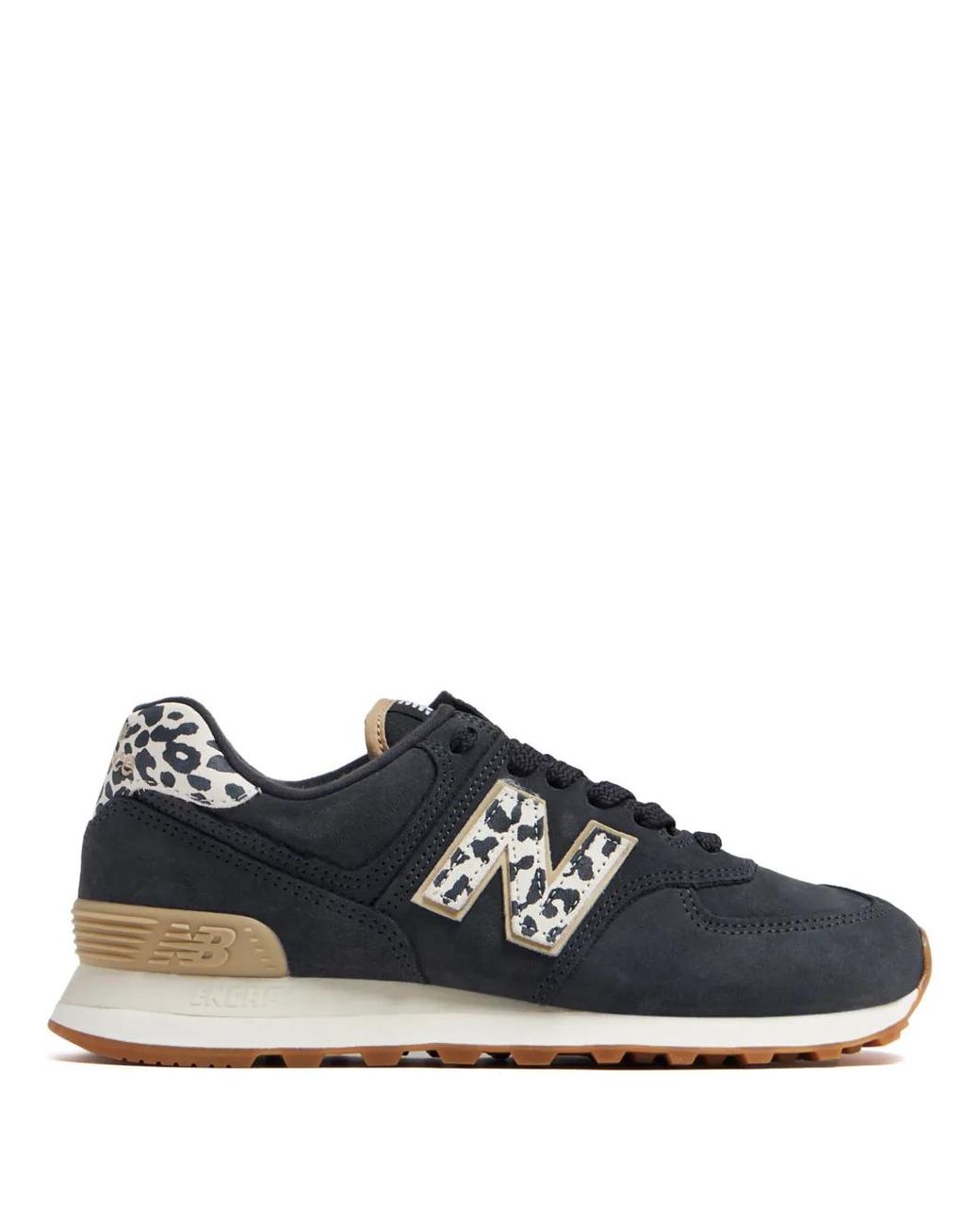 New Balance Blue 574 Lace-Up Sneakers